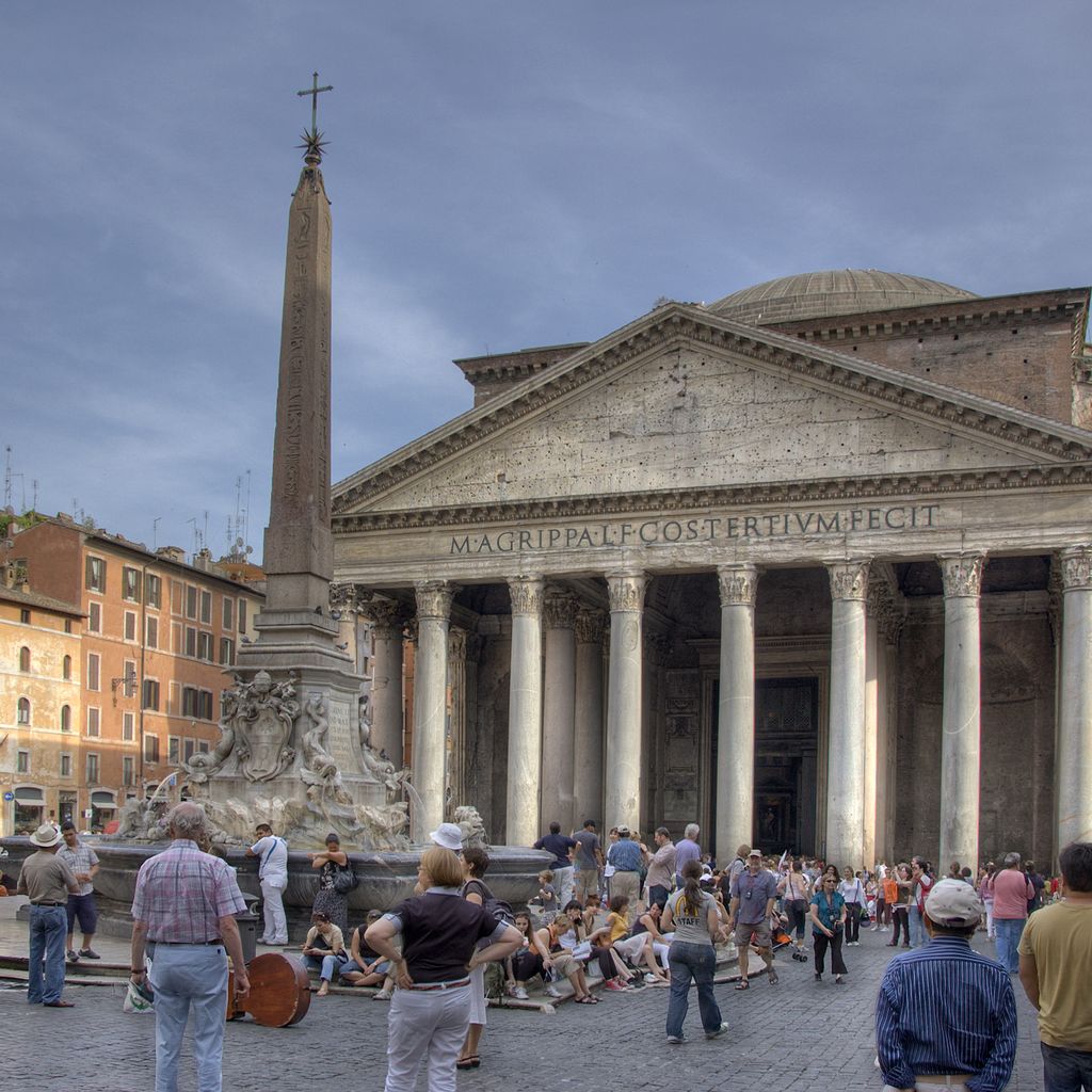 façade du Panthéon de Rome