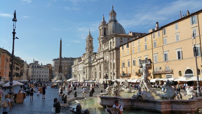 Piazza Navona Rome - Waldo Miguez La Piazza Navona est la place la plus visitée à Rome