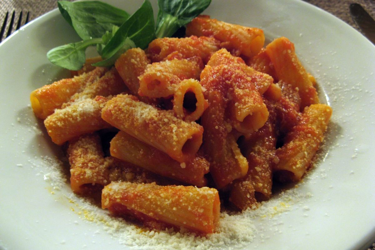 Maccheroni alla amatriciana.