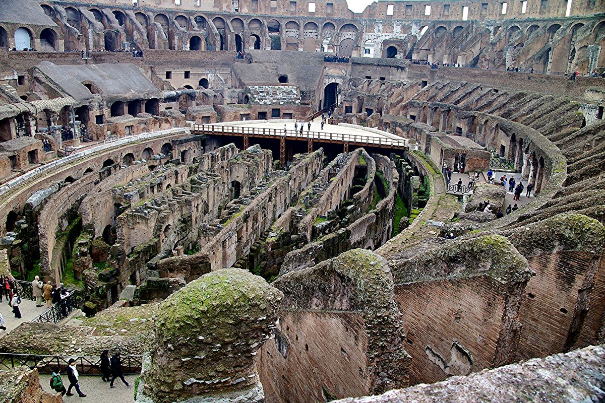 Le Colisée à Rome, à voir avec des enfants.