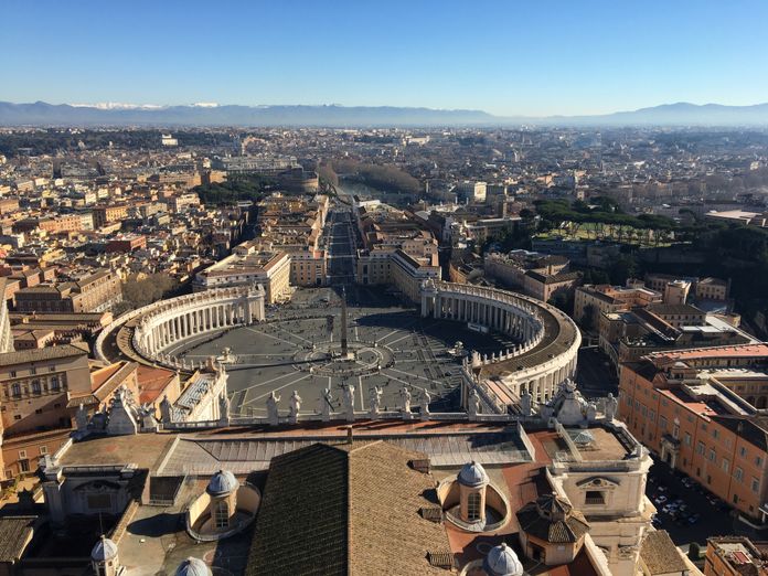 Rome vue du ciel. Rome vue du ciel.