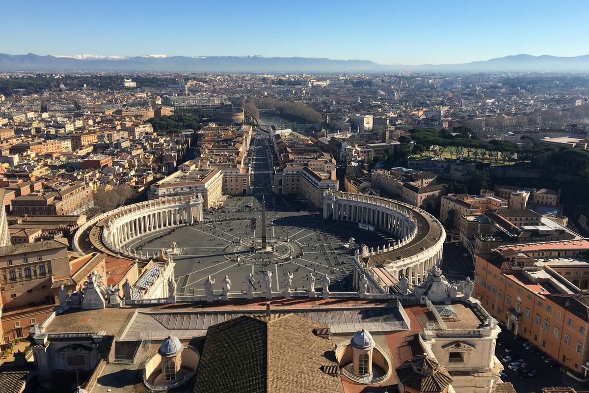 Rome vue du ciel.