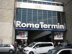 La gare de Roma Termini.