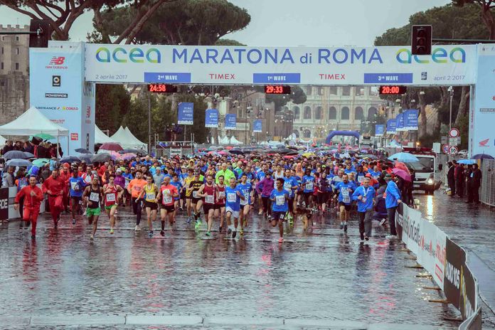Le marathon de Rome 2017.