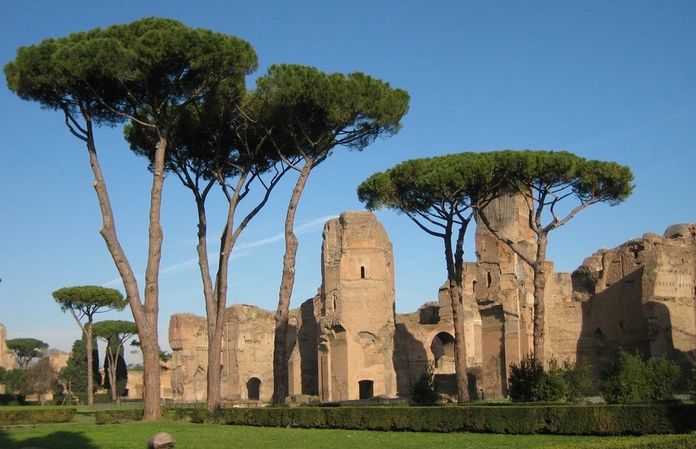 Les thermes de Caracalla. Les thermes de Caracalla.