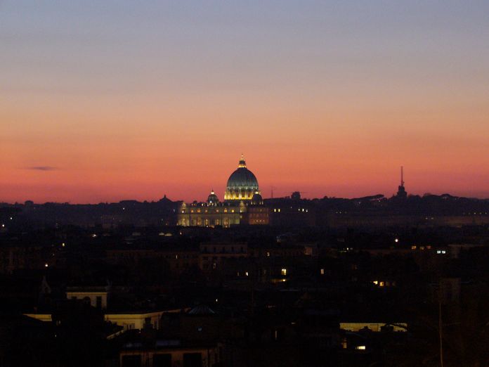coucher de soleil a rome coucher de soleil a rome