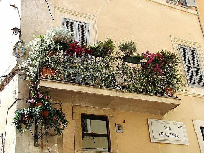 Rome détails balcon
