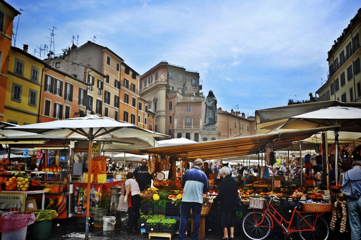 places rome campo de fiori