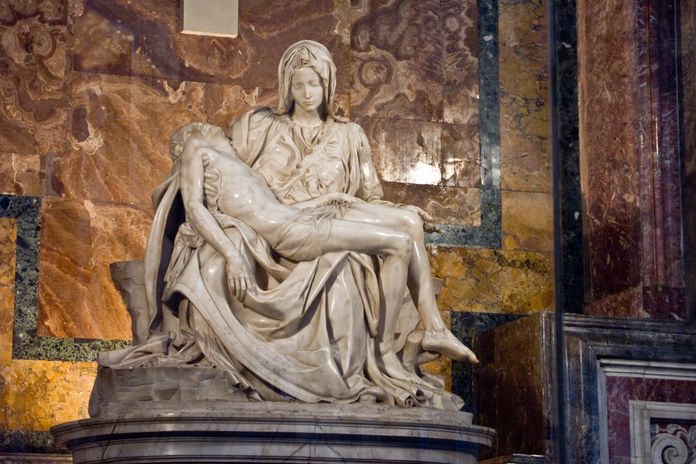 Michel-Ange la pieta Rome. Michel-Ange la pieta Rome.