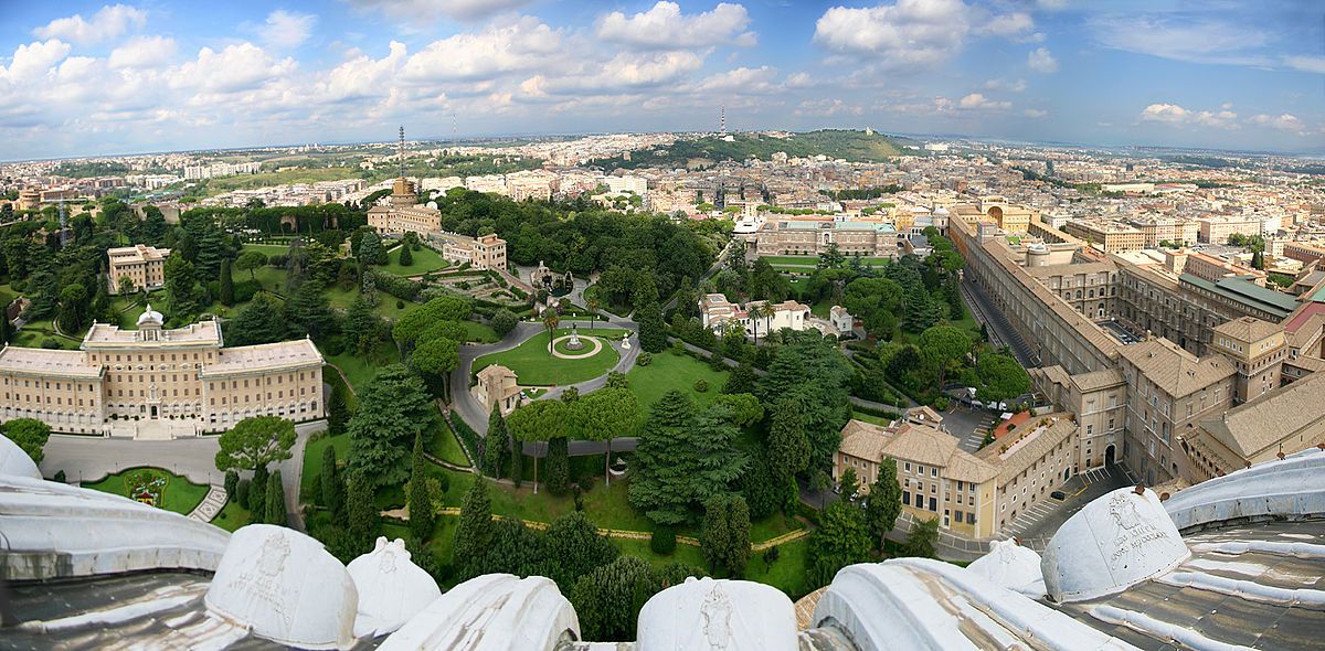 Vatican jardins Rome.
