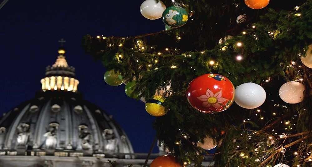 marchés de Noël à Rome.