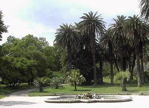 Trastevere jardin botanique Rome.