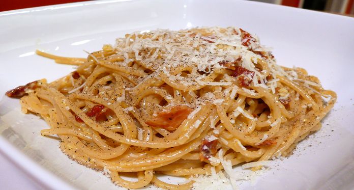 Les classiques spaghetti carbonara. Les classiques spaghetti carbonara.