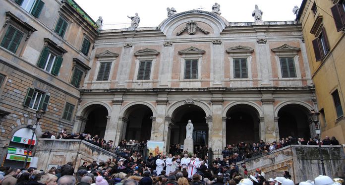 bénédiction des animaux Sant Eusebio Rome bénédiction des animaux Sant Eusebio Rome