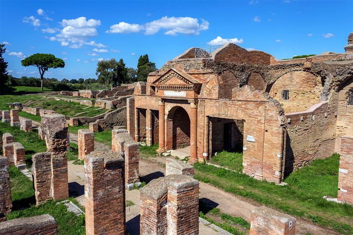 Ruines Ostie. Ruines Ostie.