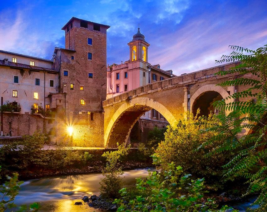 Rome printemps ponte fabricio