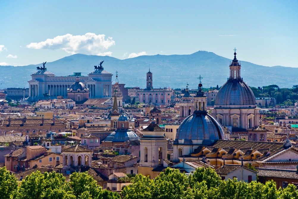 Vue sur Rome.