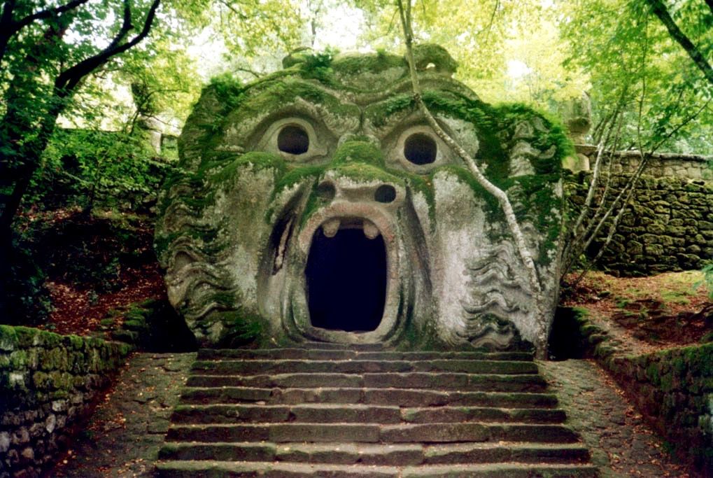 Ogre jardins Bomarzo Rome