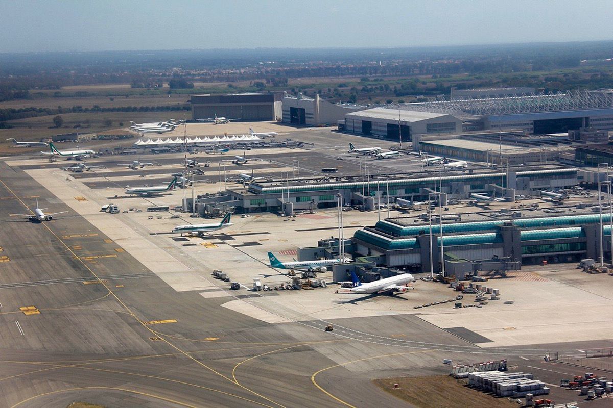 Rome fiumicino aeroport vols europe