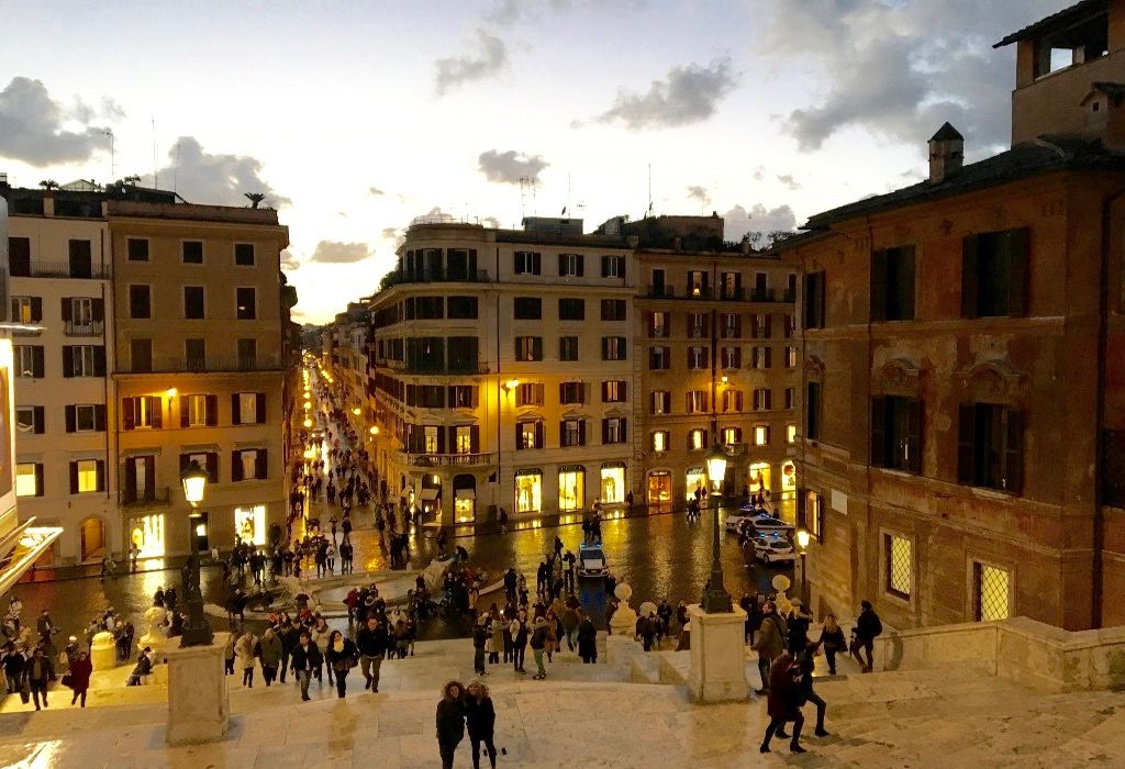 vue de Rome en hiver