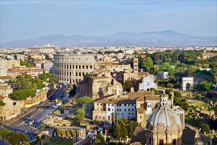 Forum romain et Colisée Rome