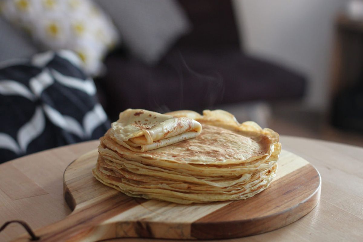 crêpes à Rome pour la chandeleur