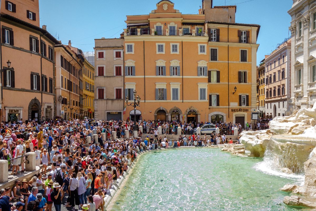 long week-end Rome fontaine trevi