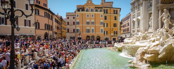 long week-end Rome fontaine trevi