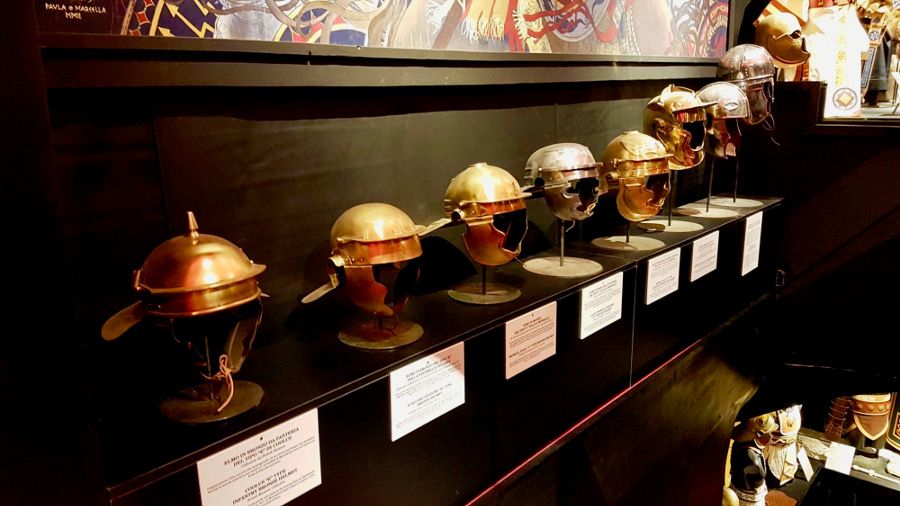 casques gladiateurs rome