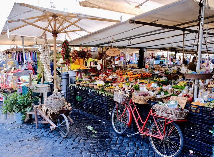 marché campo di fiori Rome