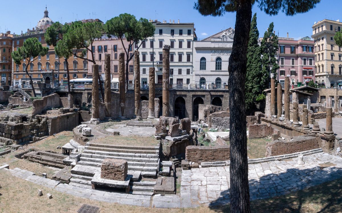 Rome Largo Argentina travaux