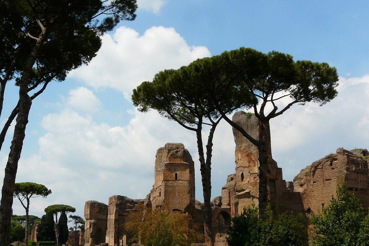 caracalla et colline aventin rome