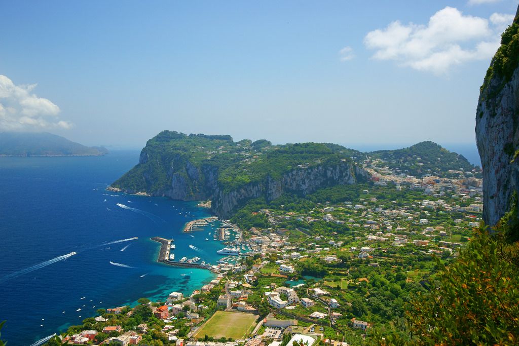 vue sur marina grande depuis Anacapri