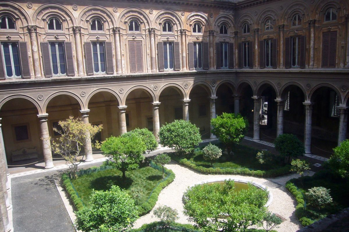 événement cour rome palazzo Pamphilj