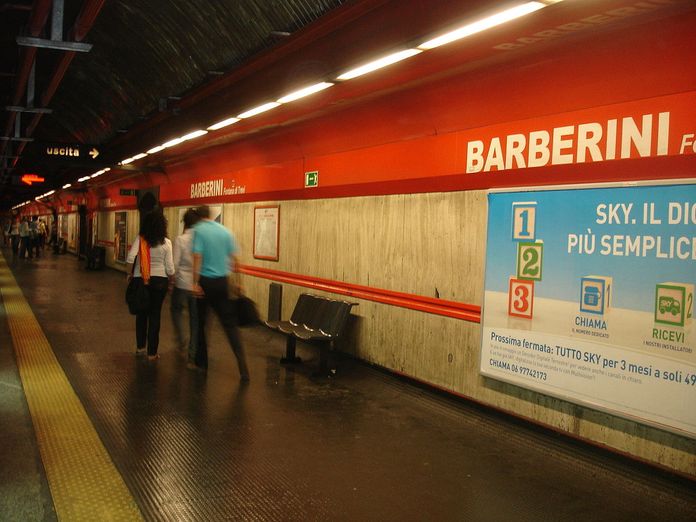 stations de métro Barberini Rome