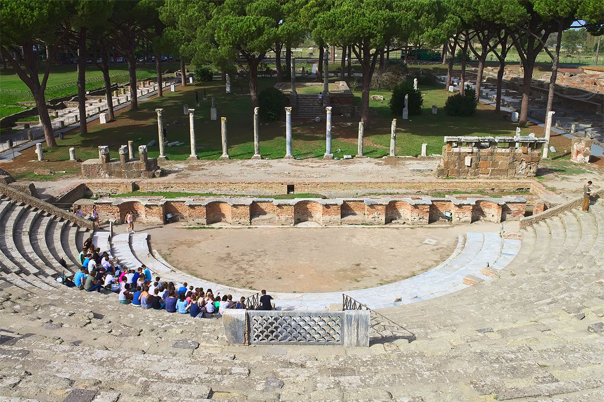 Visite guidée d’Ostie, le port de la Rome antique
