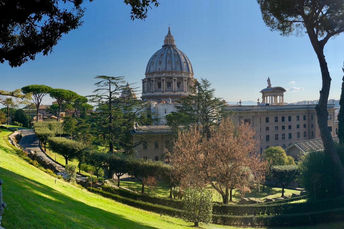 Jardins du Vatican à Rome