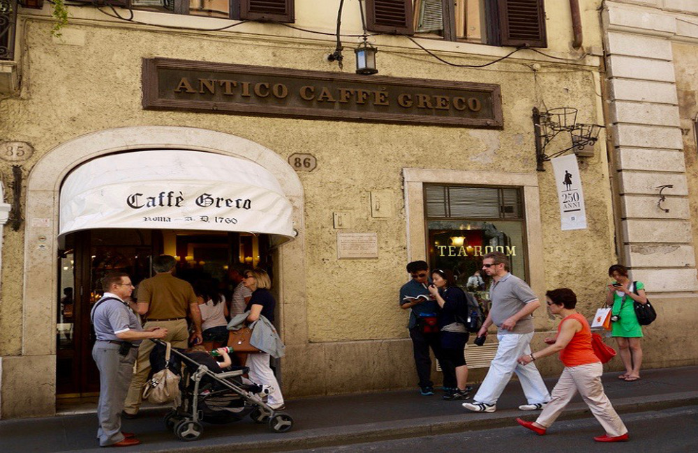 Rome antico caffe greco.