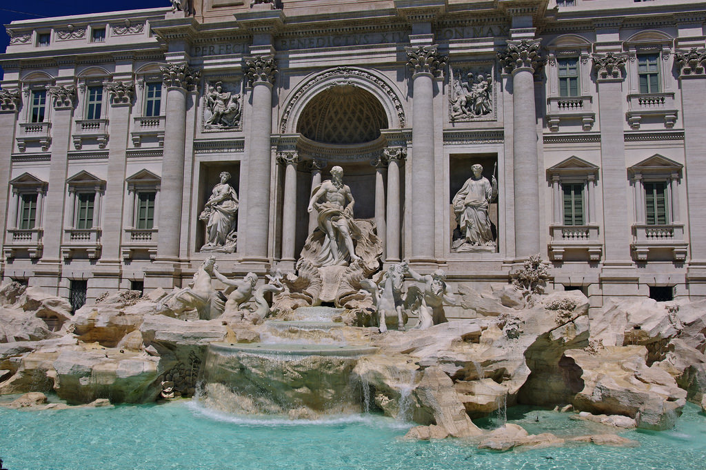 fontaines Rome fontaine de Trevi